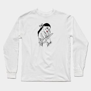 GIRL FLOWERS Long Sleeve T-Shirt